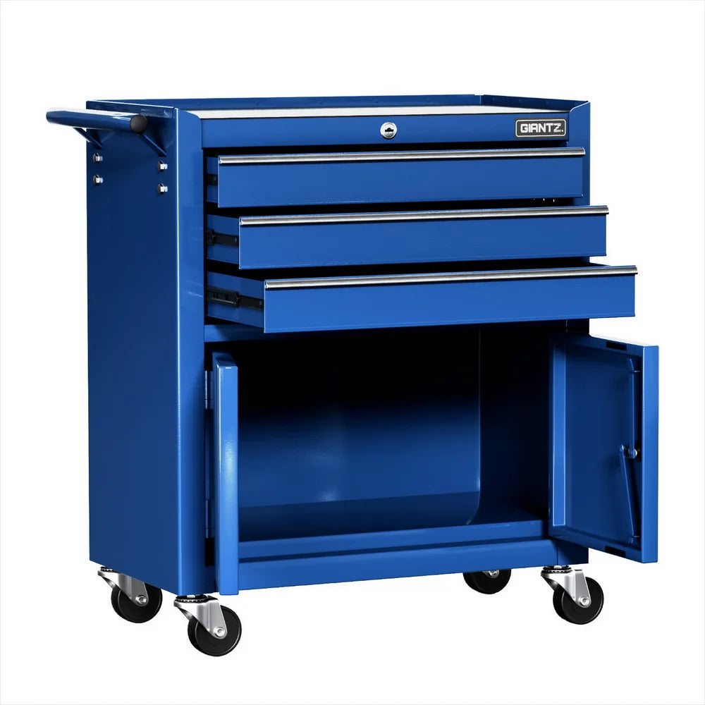 Giantz 3-Drawer Tool Box Cabinet Chest – Garage Storage Organiser