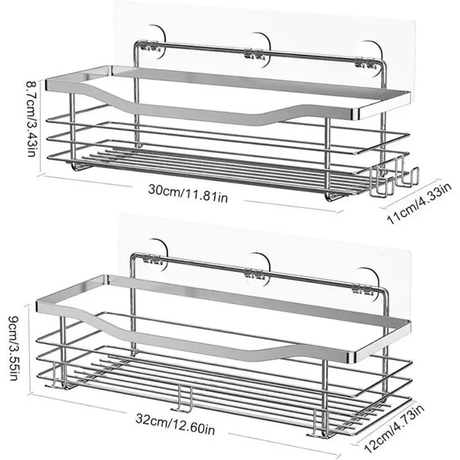 Bathroom Shower Organizer Shower Shelf Adhesive Stainless Steel