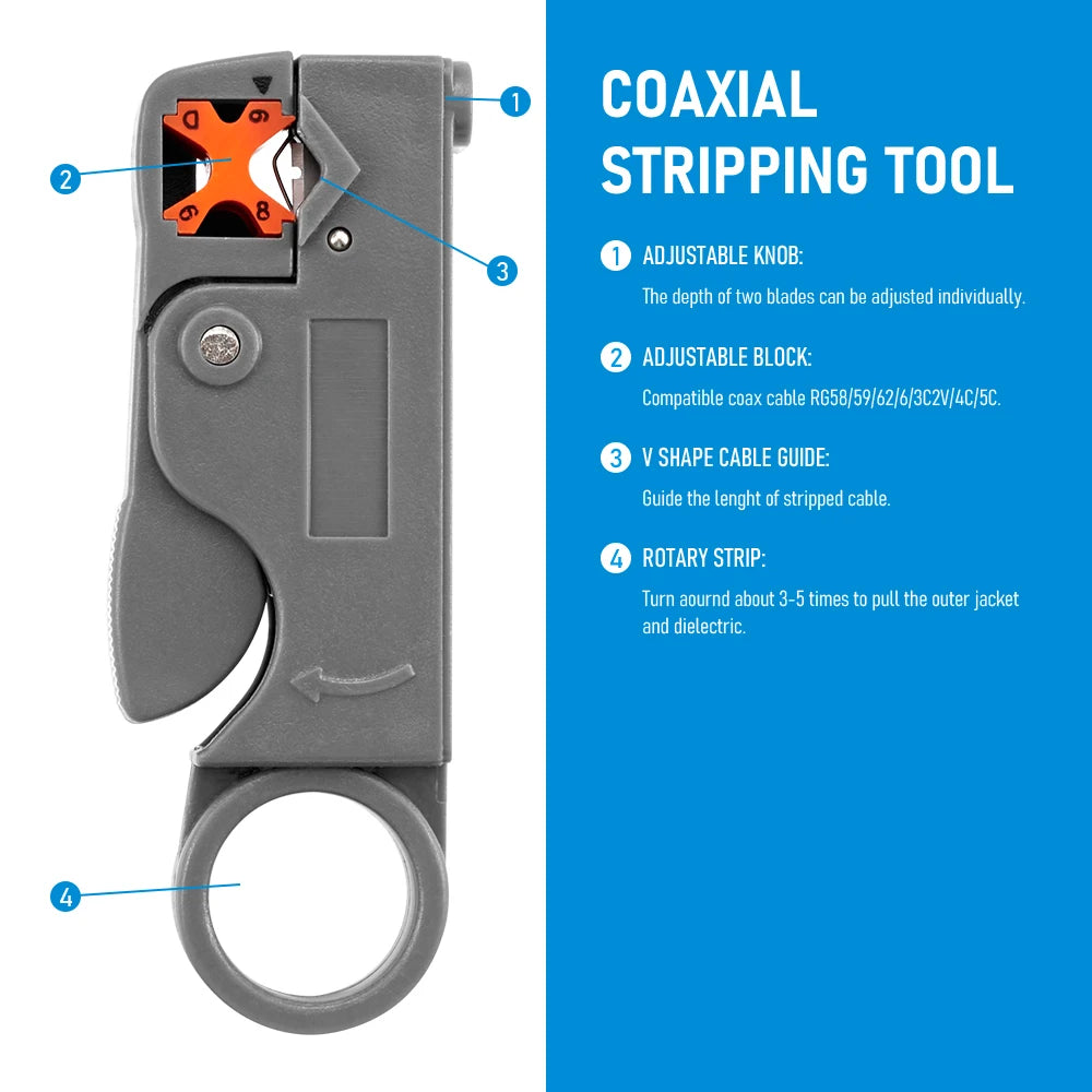 Stripping Pliers Decrustation Wire Cable Tools Stripper Stainless