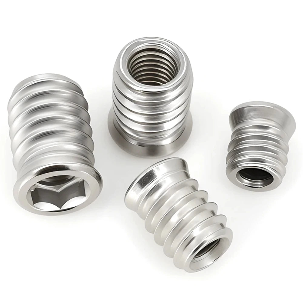 304 Stainless Steel Hex Socket Embedded Insert Furniture Nut M4 M5 M6