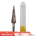 M35 Hexagonal Spiral 3-13mm Cobalt Containing Step Drill Stainless ...