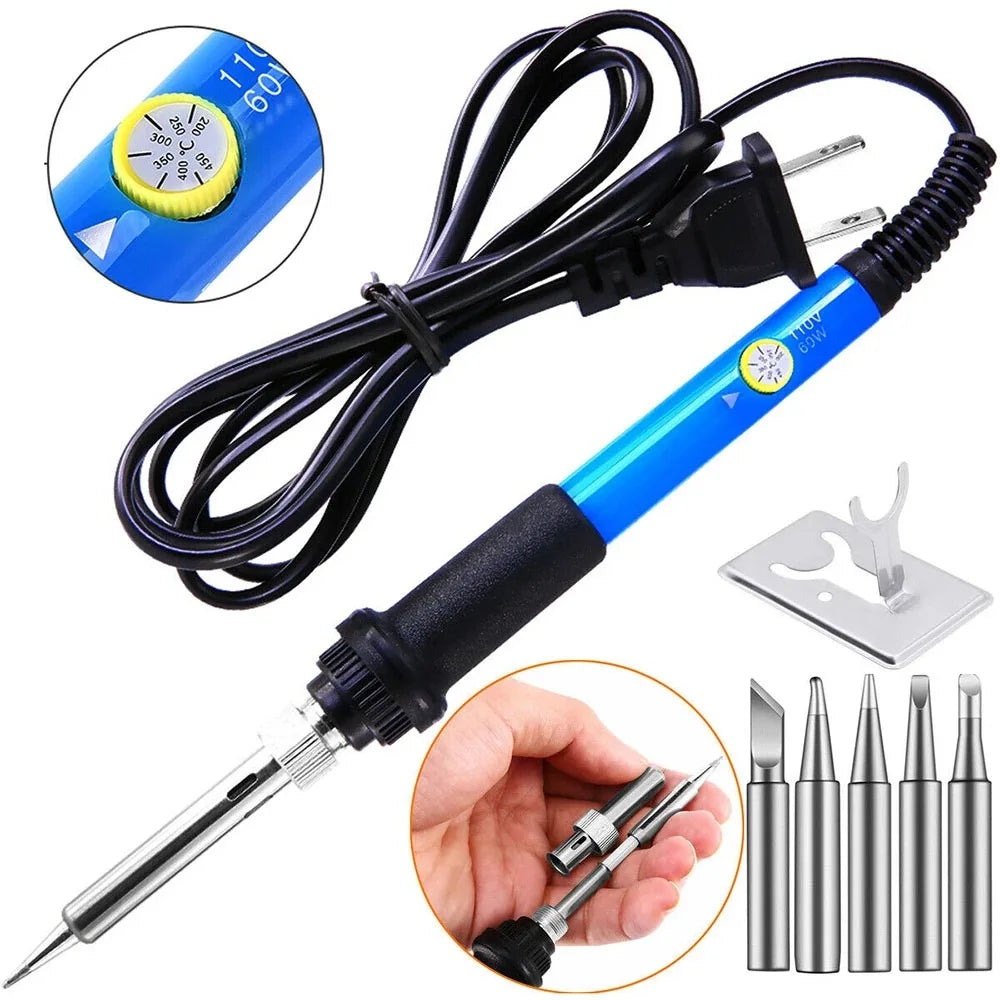 60W Adjustable Temperature Electric Soldering Iron Welding Iron