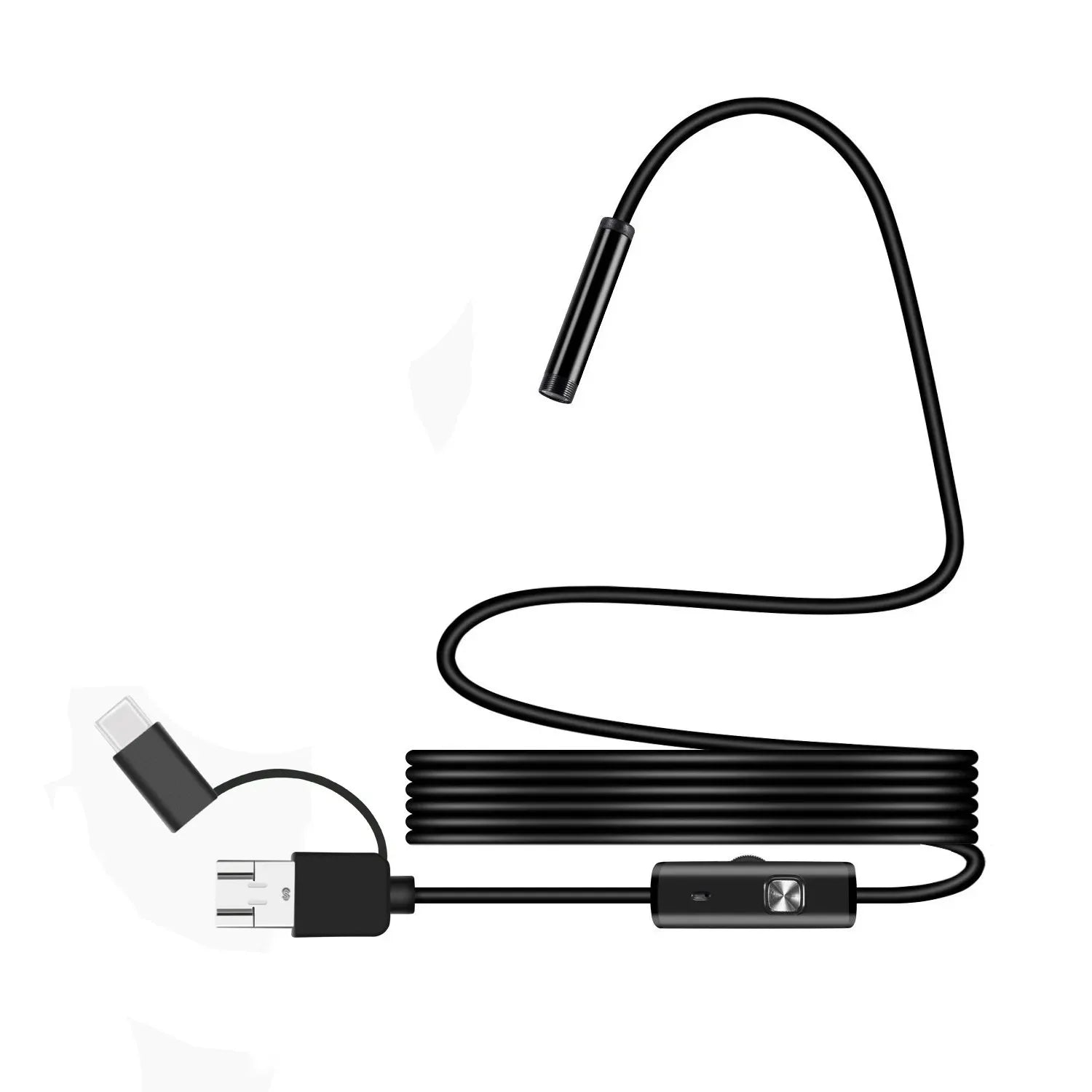 3 in 1 USB Endoscope for OTG Android Phone 7mm Borescope Inspection
