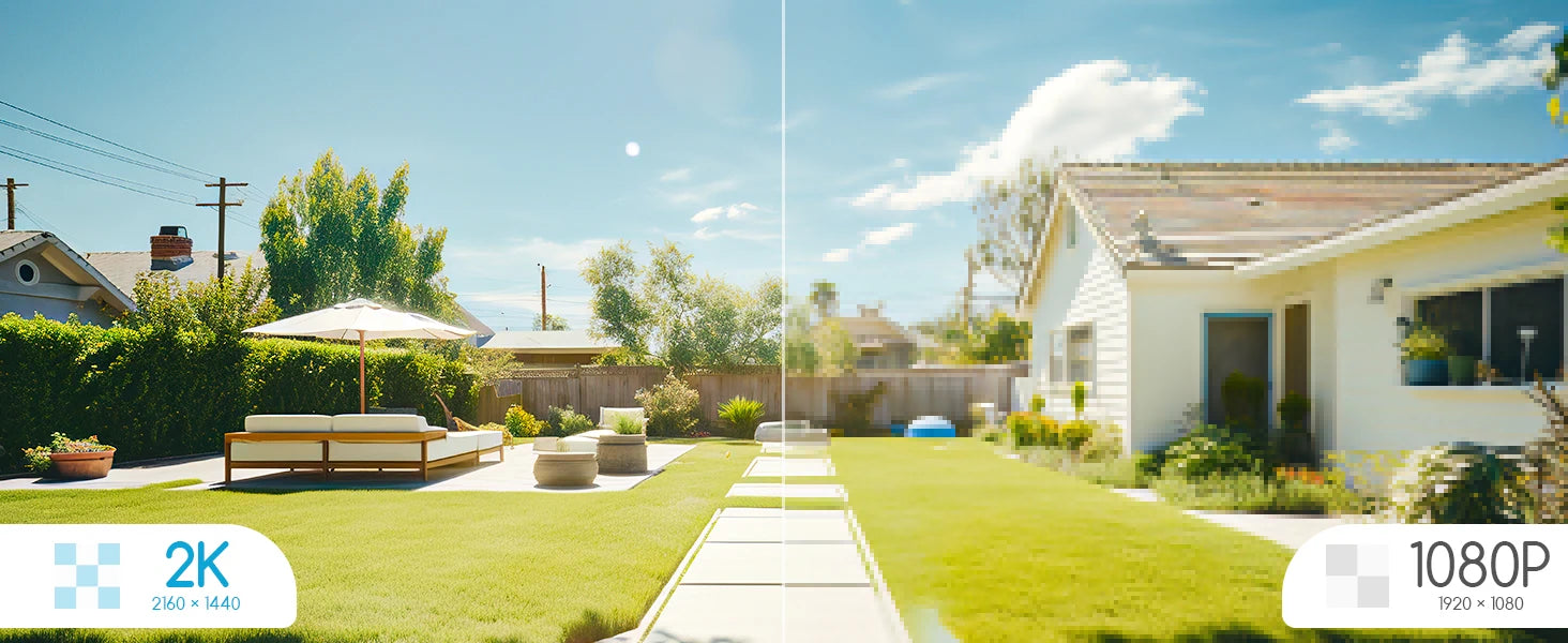blurams 2K 2.4G Wi-Fi Home Security Camera Outdoor