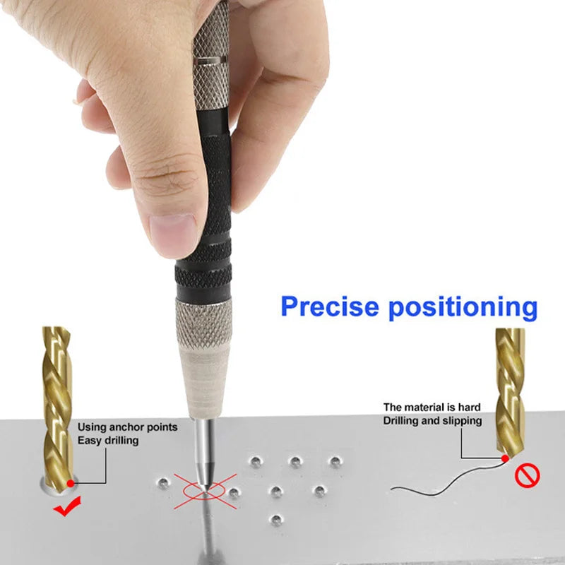 Automatic Centre Punch General Woodworking Metal Drill Adjustable