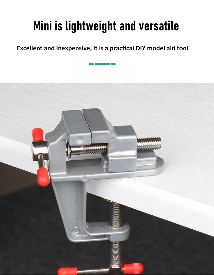 Mini Bench Vise Muliti-Funcational 3.5&quot Aluminum Miniature Small