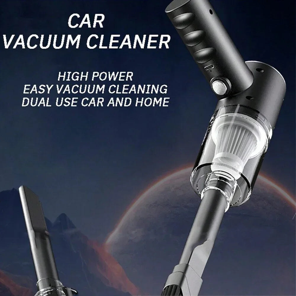 120W Cordless Handheld Vacuum Cleaner – Dual Use Home & Car