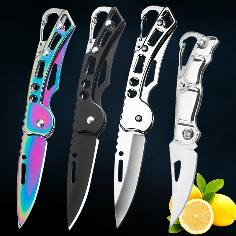 Folding Fruit Knife Stainless Steel Meat Cleaver Kitchen Knife with