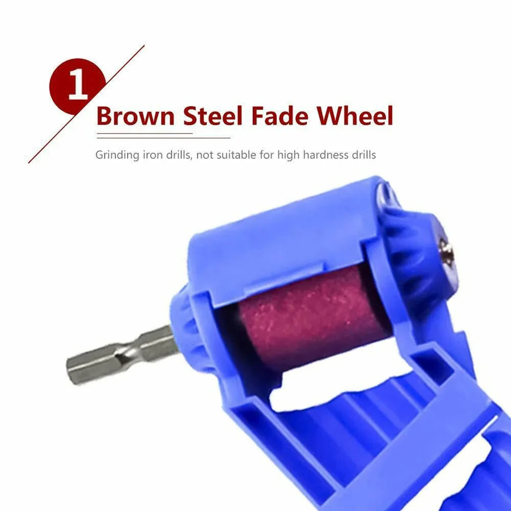 1 Set Portable Drill Bit Sharpener Sharpening Tool Drill Sharpener
