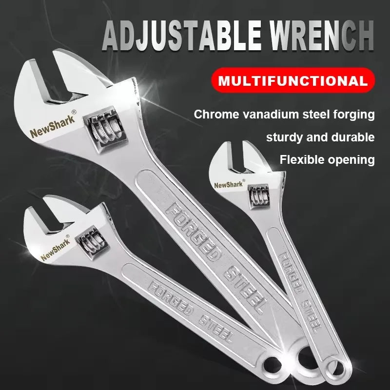 Adjustable Wrench Large Openin Long Handle Universal Spanner Clamp