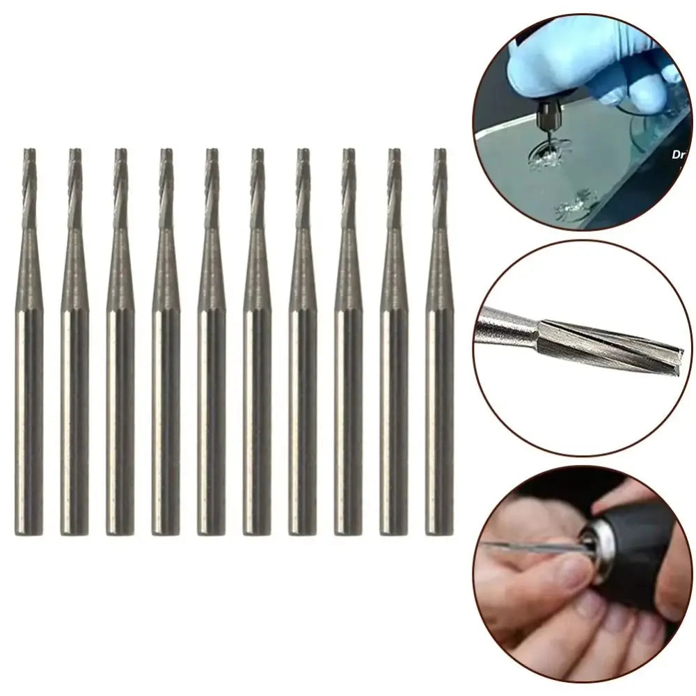 2PCS Car Windshield Repair Tool Glass Drilling Bit High Hardness