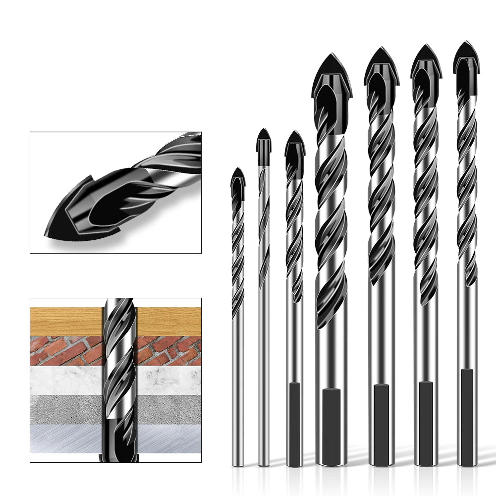 Tile Puncher Wall Drill Glass Cement Concrete Drill Bit Alloy High