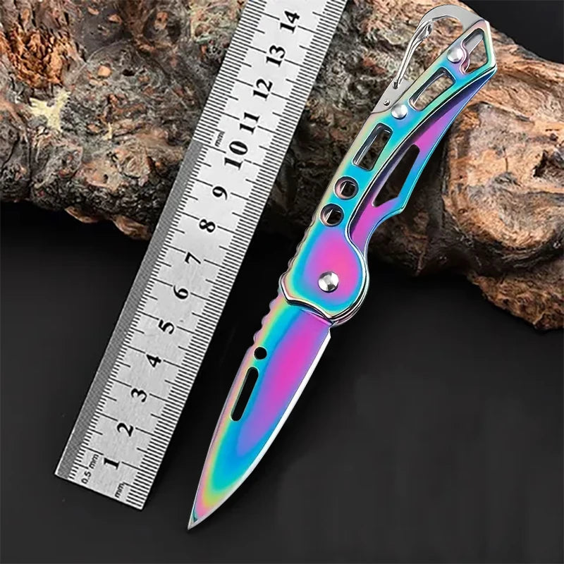 Folding Fruit Knife Stainless Steel Meat Cleaver Kitchen Knife with