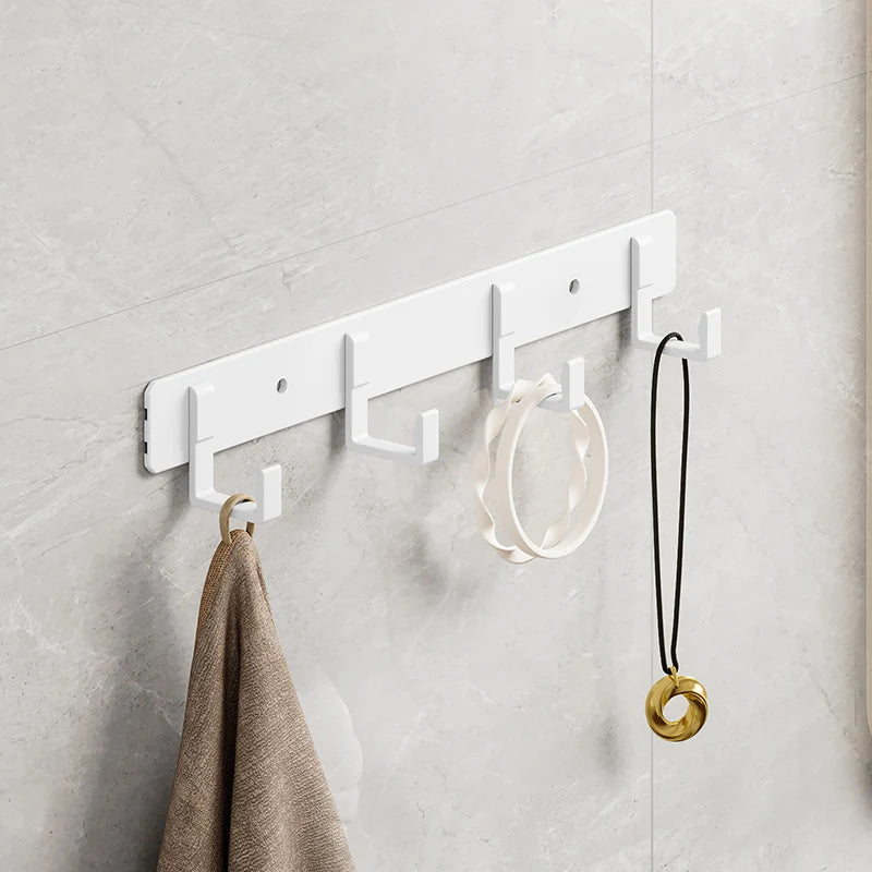 Hook White Towel Hook For Bathroom Clothes Coat Hook Bedroom Robe