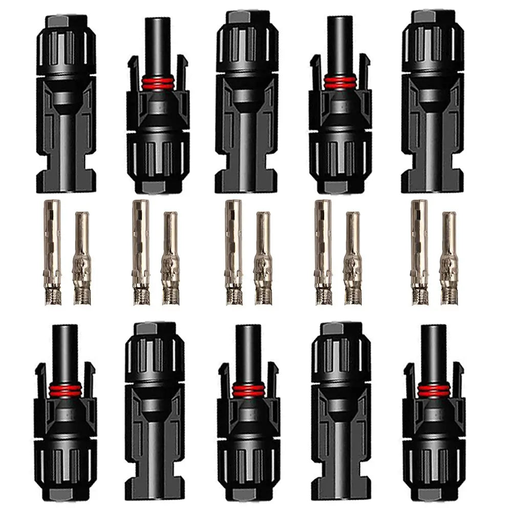5 Pairs/Lot Solar Connectors with 2pcs Spanner Waterproof Solar Panel