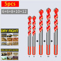 6/7/10PCS Masonry Drill Bits Set Drilling tools for Glass Tiles
