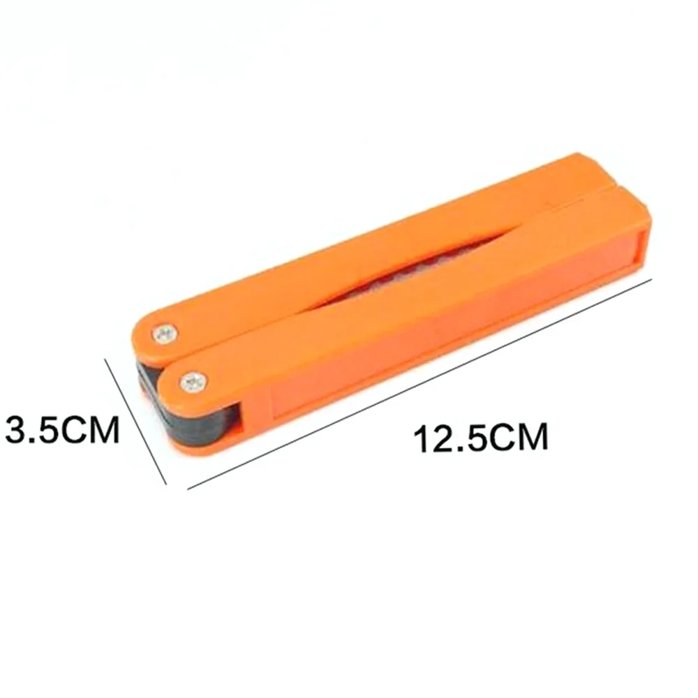 Portable Folding Pocket Knife Sharpener, Portable Double Sided