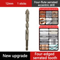 7/6/5/1pcs Carbide Drill Bit Set Four-Blade For Drilling Porcelain