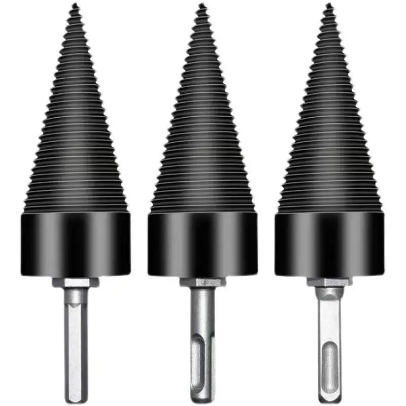 32/42/50MM Firewood Splitter Machine Drill Bit Wood Cone Punch Driver