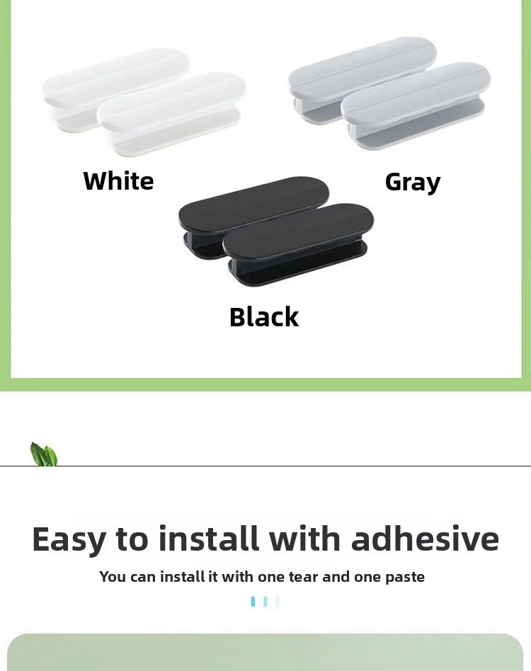 2Pcs New Multipurpose Cabinet Knob Furniture Knobs Plastic Self