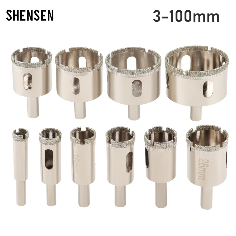 Diamond Coated Glass Hole Saw — 3mm to 100mm Indiv - View 1