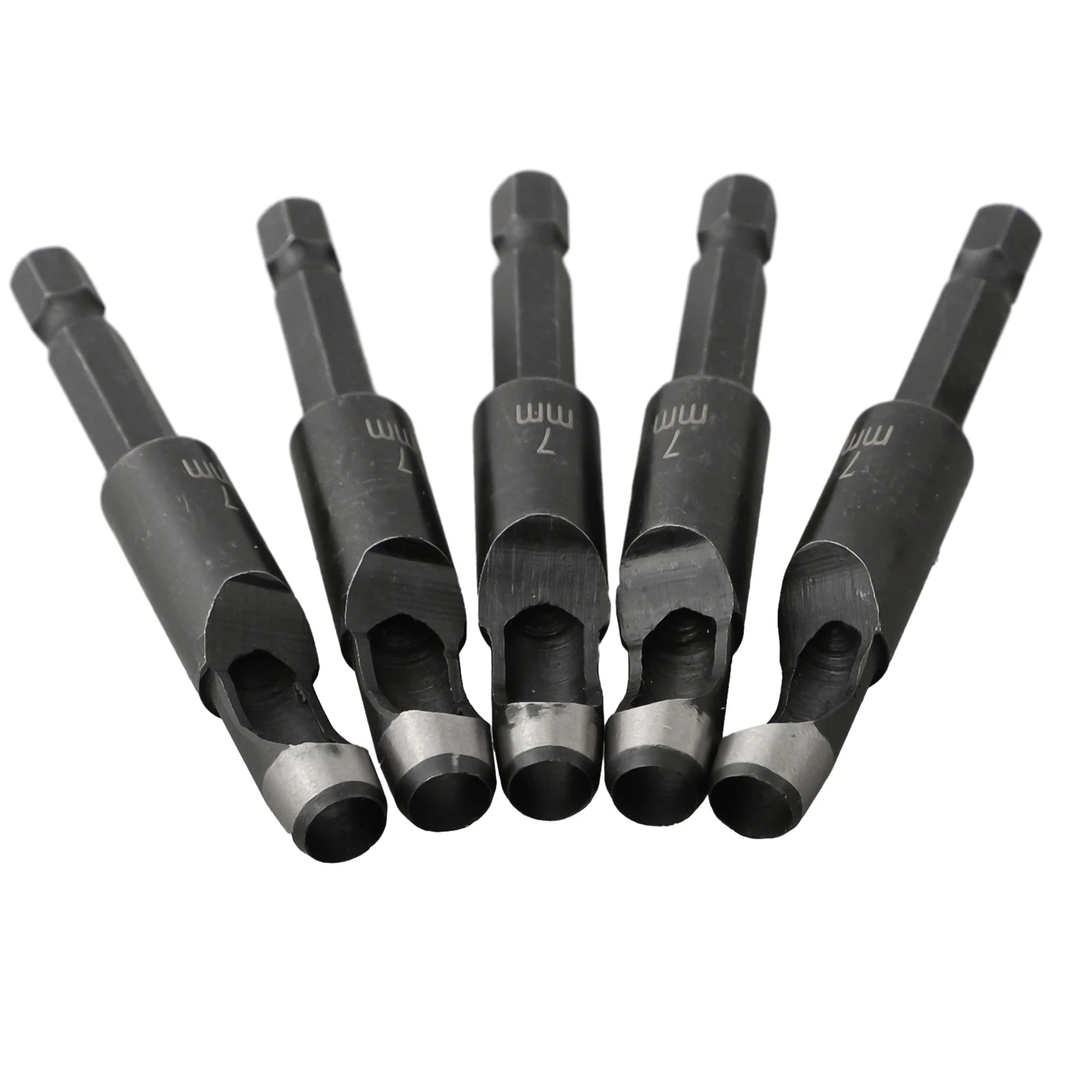 1/5pcs Leather Craft Hollow Hole Punches Hex Shank Adapter Hollow