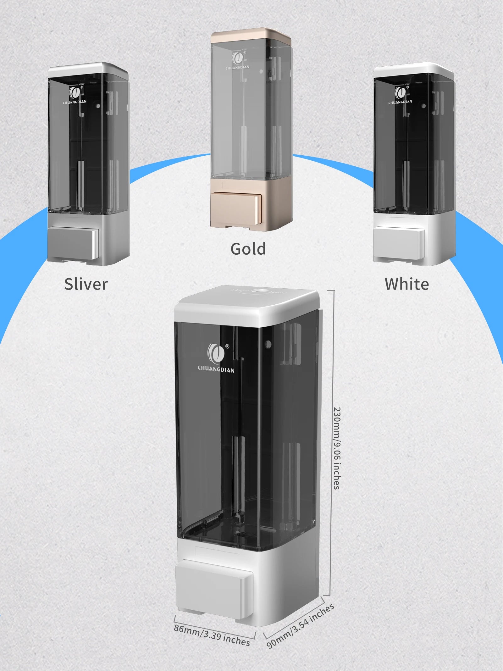 Soap Liquid Dispenser 500ML Shampoo Containers Bottle
