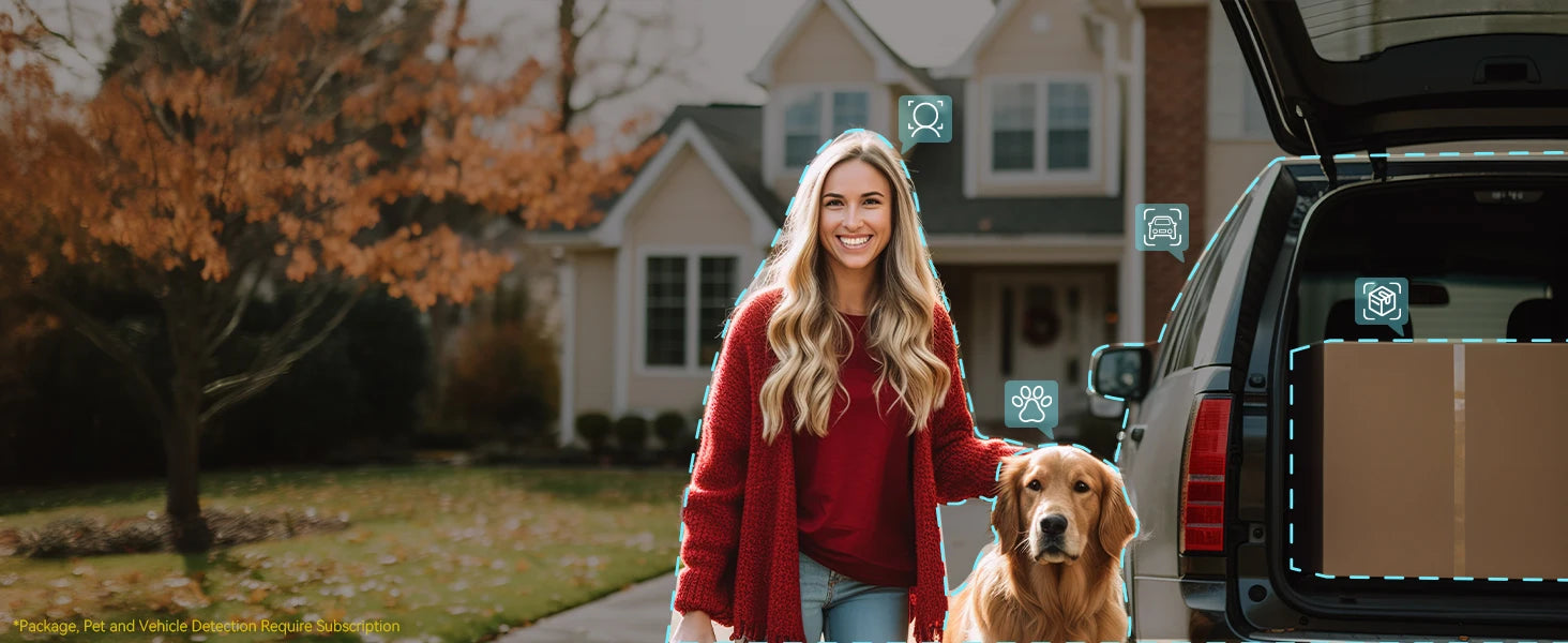 blurams 2K 2.4G Wi-Fi Home Security Camera Outdoor