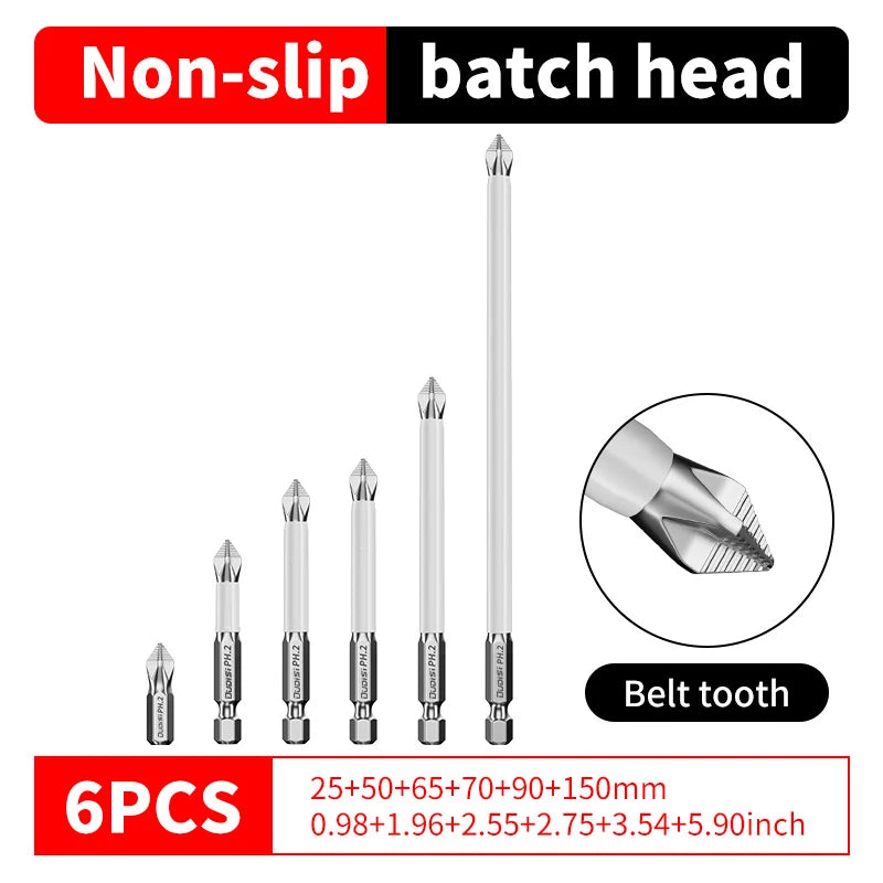 Bits Non-Slip Batch Head Cross Bit Cross Screwdriver Hardness Drill