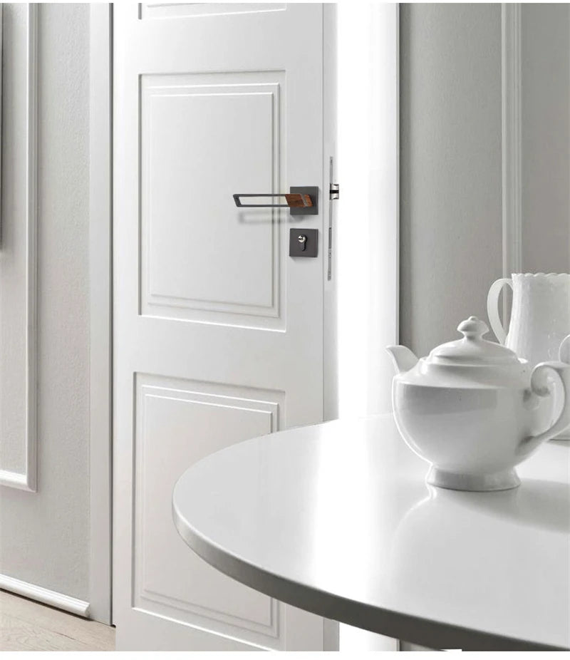 Interior Zinc Alloy Silent Anti-theft Door Lock Security Mute Door