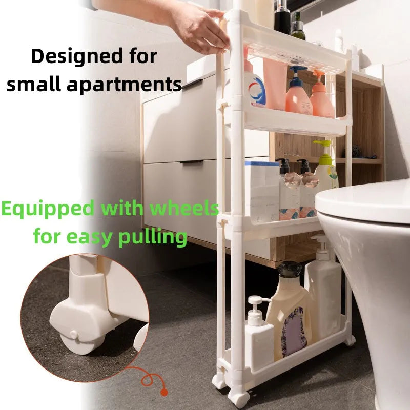 Behind The Door Storage Cabinet Bathroom and Kitchen Storage Rack