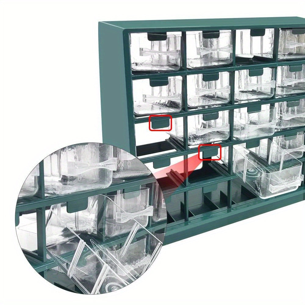 25 Multi-grid Drawer Parts Box Wall-mounted Screw Classification
