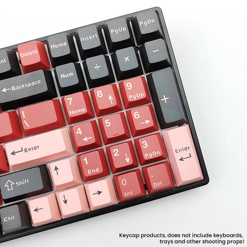 126 Keys Double Shot PBT Cherry Keycaps Mechanical Game Keyboard