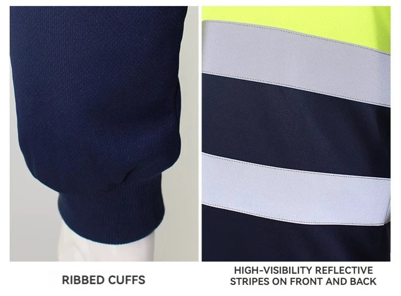 Men's Workwear Shirts Long Sleeve Hi Vis Shirts Workwear Hi Vis Work