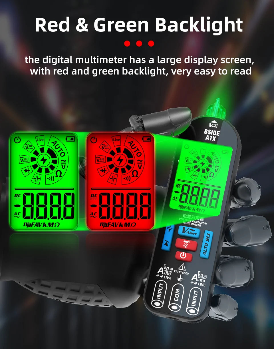 BSIDE NEW Voltage Tester Pen Multimeter Electronic USB Tester