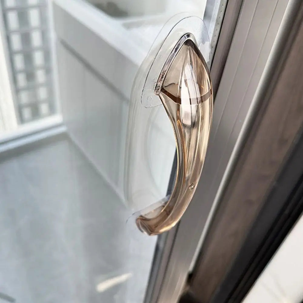 Self-adhesive Suction Cup Door Handle Non-slip Safe Grip No-punching