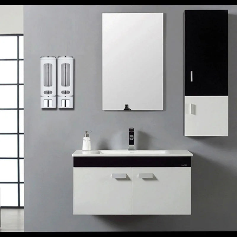 Single/double 400Ml Soap Dispenser Wall-Mount Shower Bath Shampoo