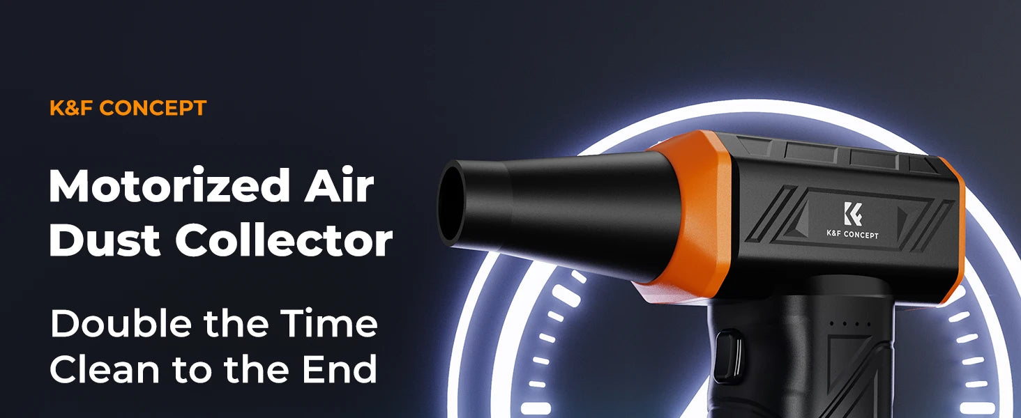 K&F Concept Cordless Electric Air Duster – PC, Laptop & Camera Cleaner