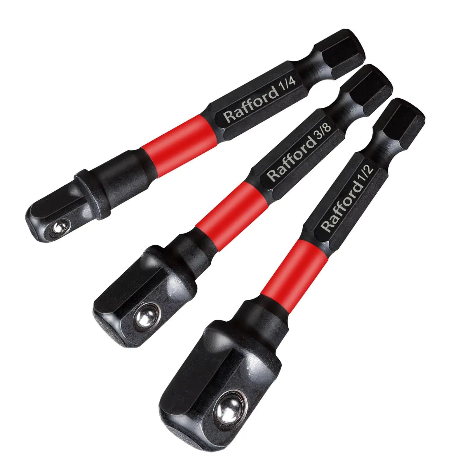 Rafford Impact Socket Adapter Set,1/4"3/8"and1/2"Drive