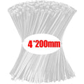 1000/100Pcs Nylon Cable Ties Self-locking Cord Ties Straps Adjustable