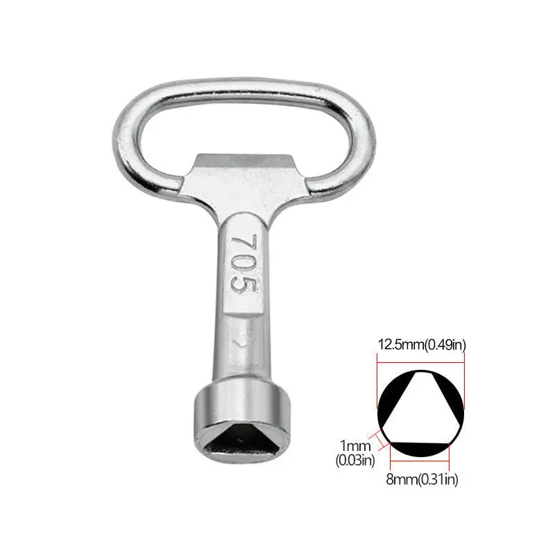 1 Way Service Utility Key Key Plumber Keys Triangle For Gas Electric