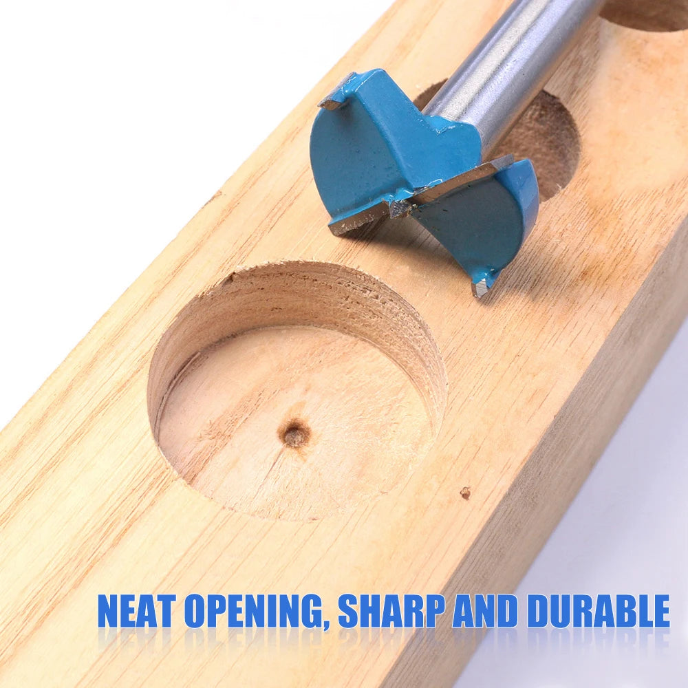 15-60mm Woodworking Hole Opener Flat Wing Hinge Hand Electric Reaming