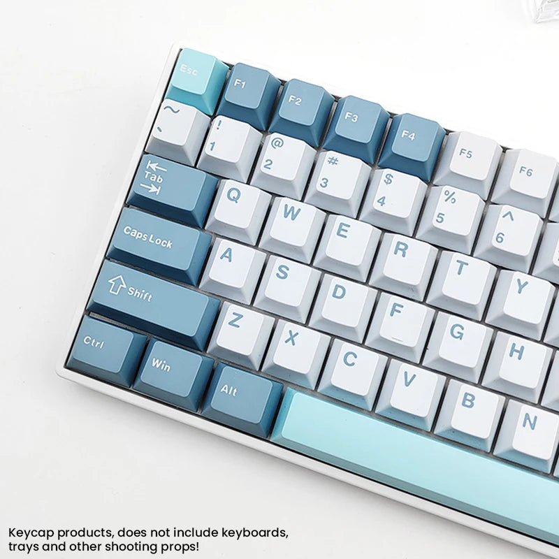 126 Keys Double Shot PBT Cherry Keycaps Mechanical Game Keyboard