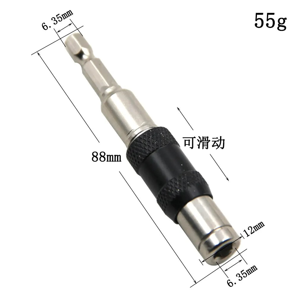 Hexagonal Handle Screwdriver with Variable Extension Rod Drill Bit