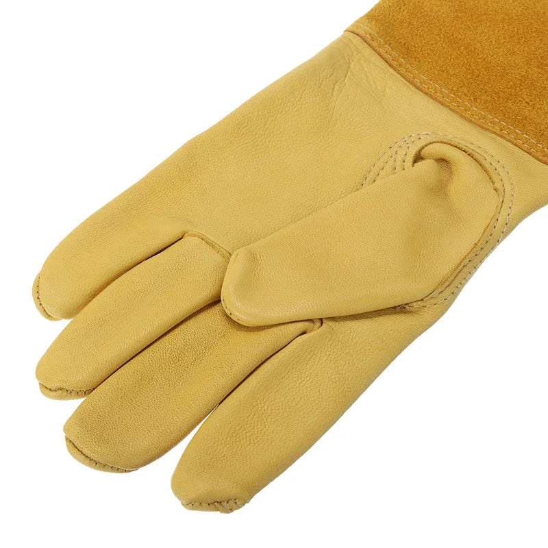 1 Pair Gardening Rose Pruning Gauntlet Heavy Duty Gloves Thorn Proof