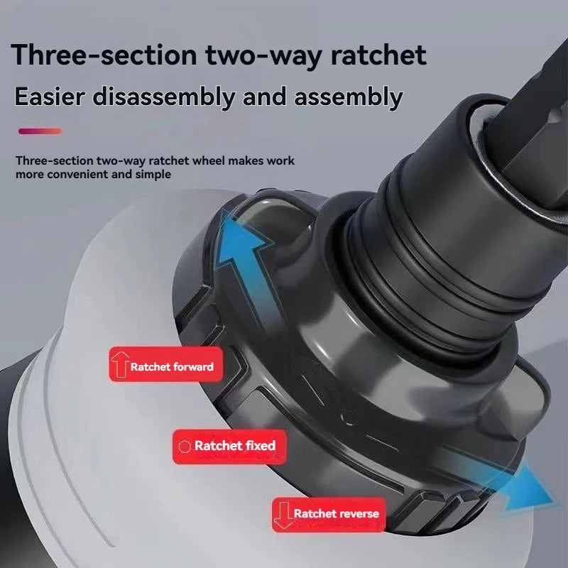 Ratchet Screwdriver Set Short Shaped Radish Head High Hardness