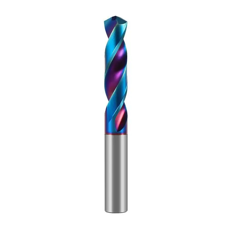 HRC45/55/70 Tungsten Steel 2-Flute Carbide Drill Bit — 1.0mm to 20m