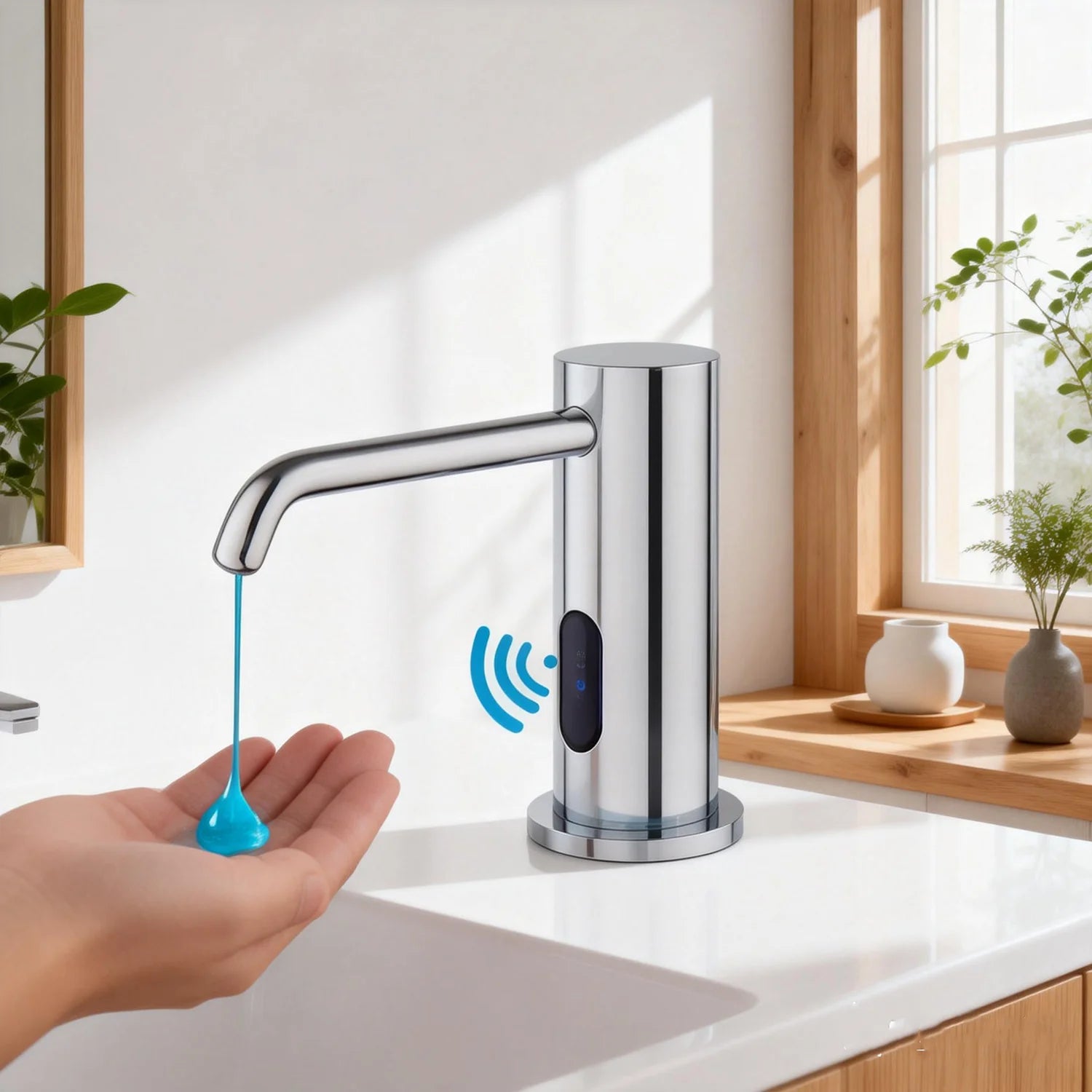 Torayvino Automatic Liquid Soap Dispenser Sensor Solid Brass 500 ML
