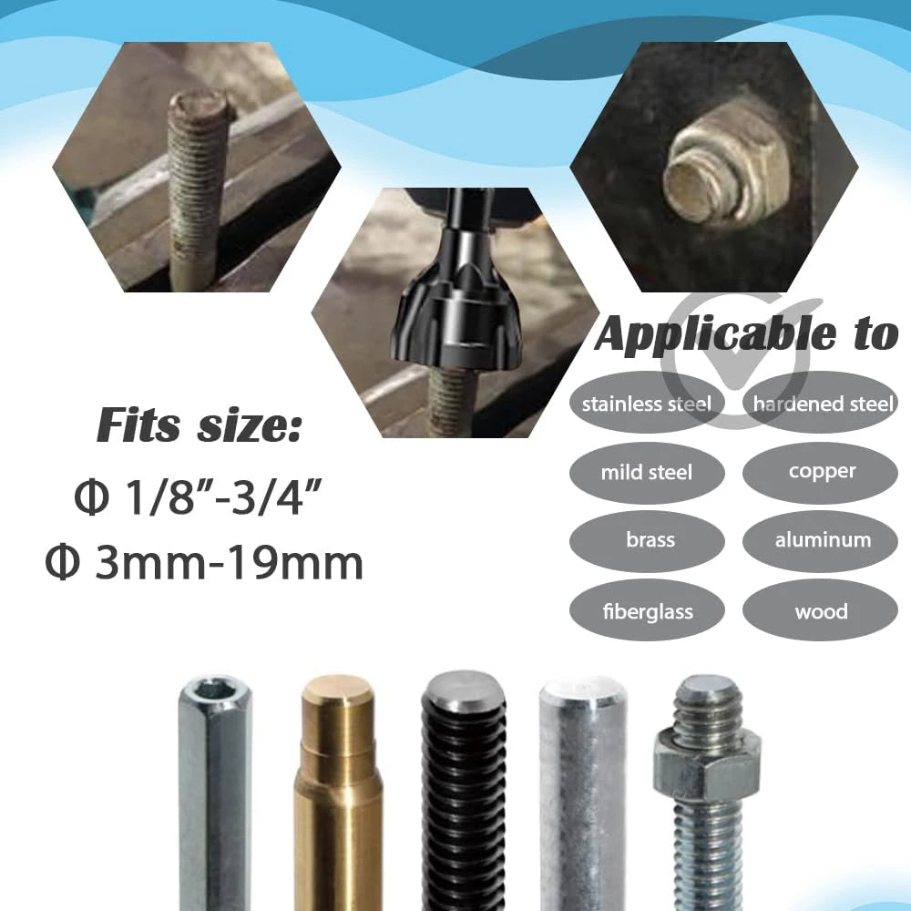 Deburring External Chamfer Tool for Metal High Speed Steel Hex Shank