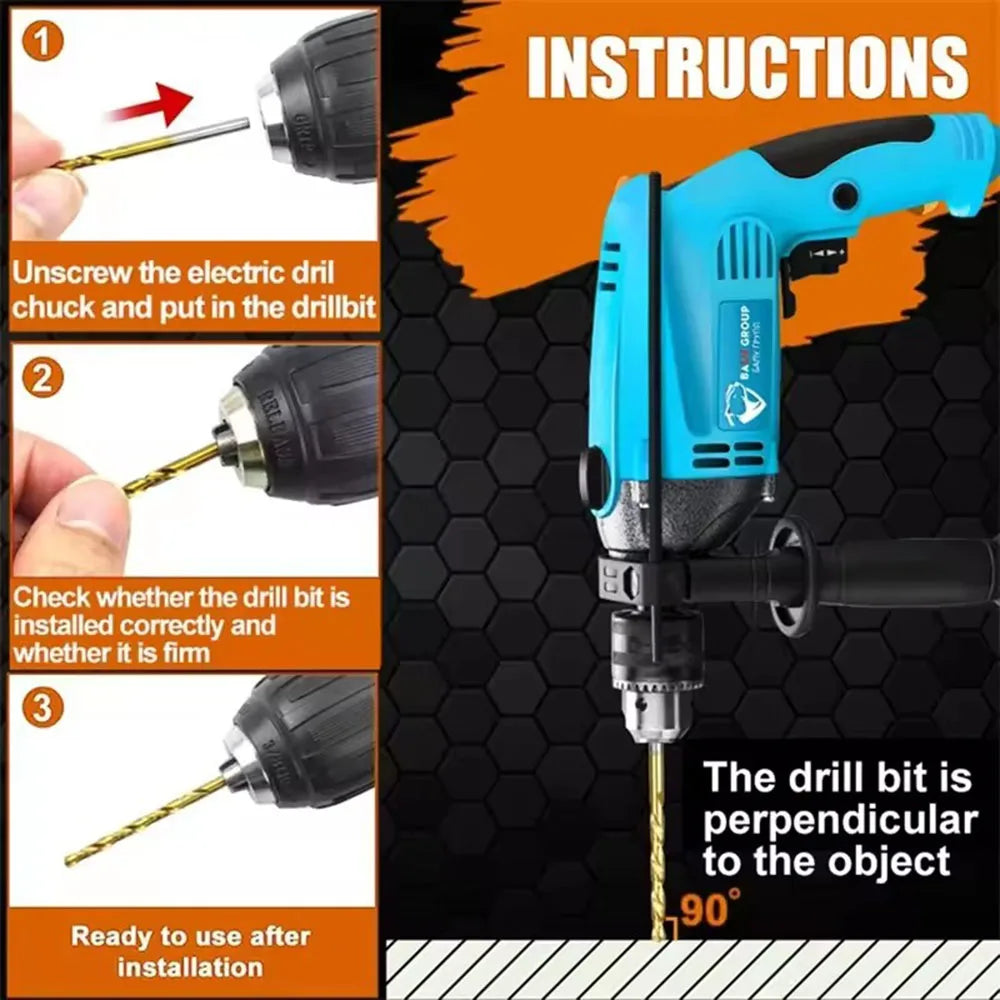 13pcs/set Drill Bit Set 3/16 to 1/2 Inch for Glass Metal Tile